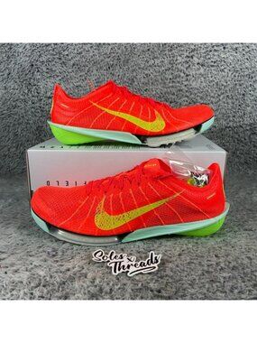 Nike Air Zoom Victory 2 Track Spikes Size 8.5 Men Bright Crimson Lime FD8411-600